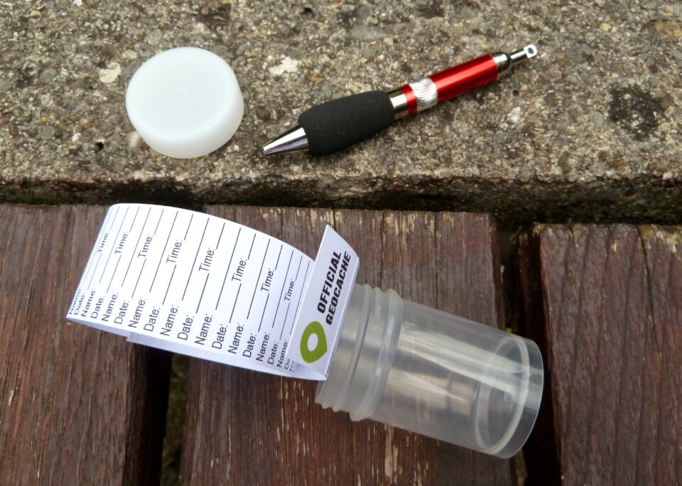 Micro logbook hiding place