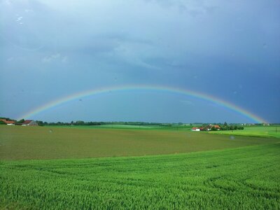 Nature sky field