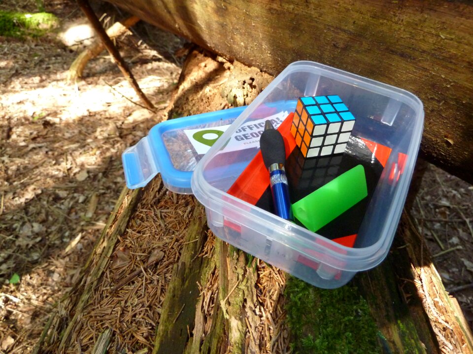 Small logbook hiding place