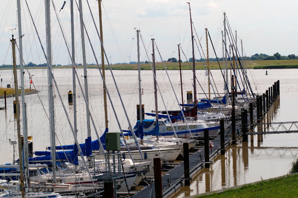 Sailing boats vacations anchorage