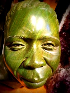 African carved stone