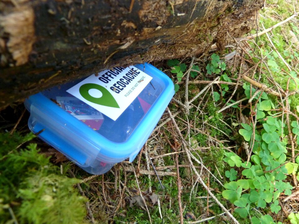 Small logbook hiding place