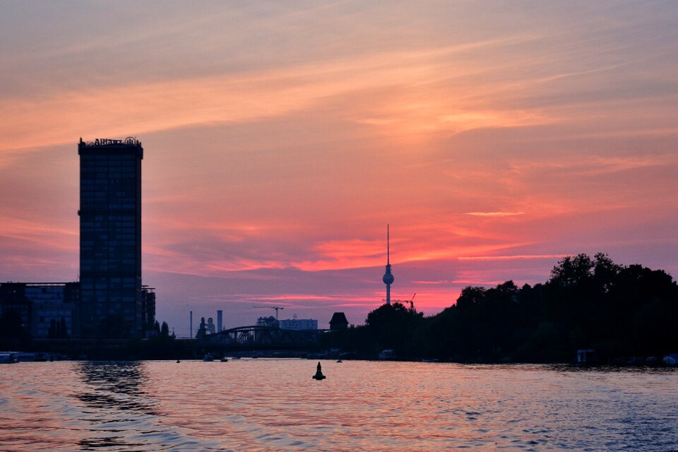 Evening abendstimmung tv tower