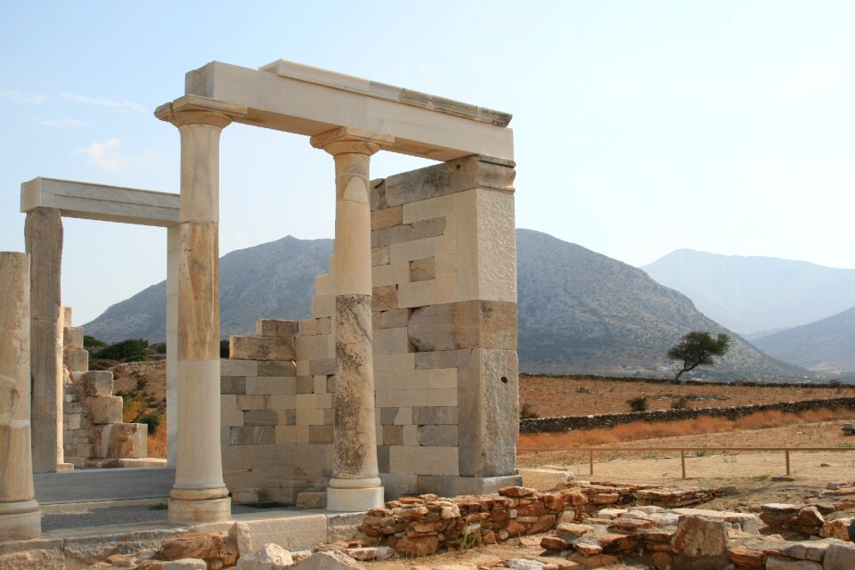 Rhodes columns greece