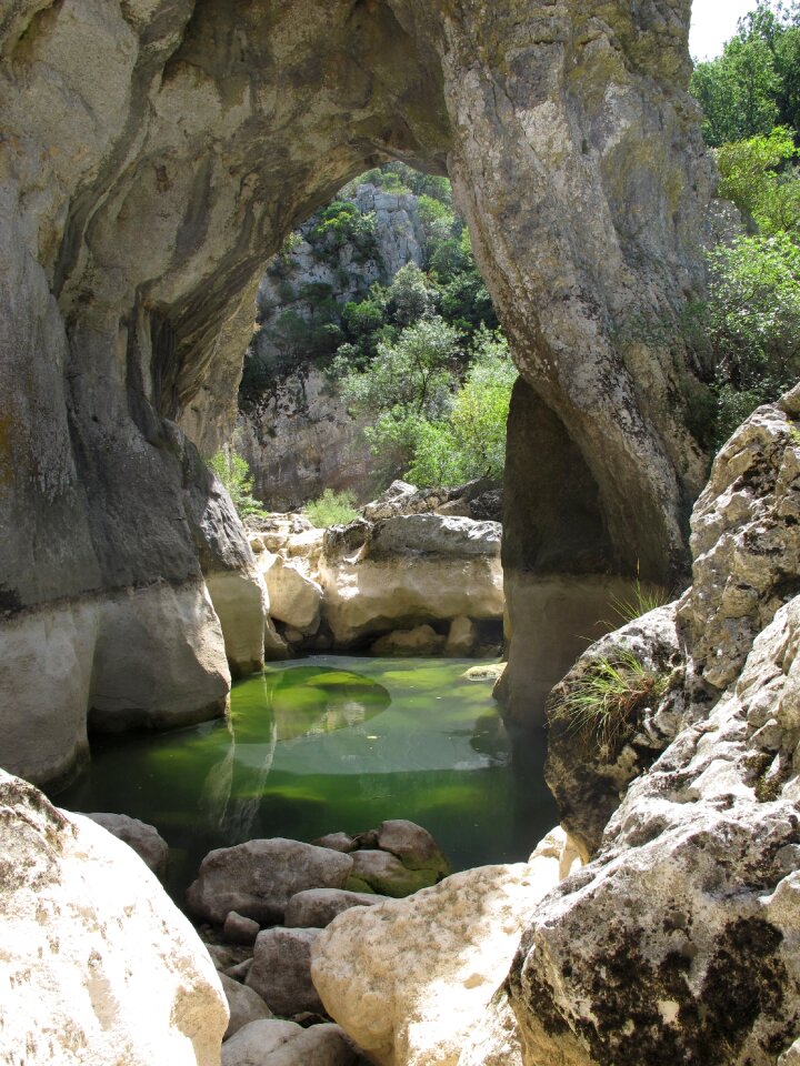 Ravine mountain rocks