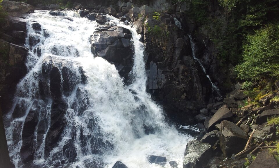 Waterfall whirlpool forest