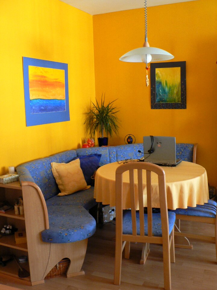 Work area dining room home