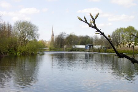 Water church river