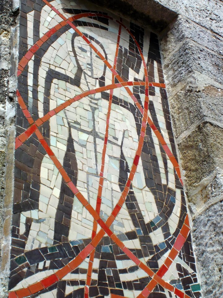 Monument stones painted