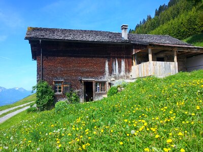 Alm hut summer