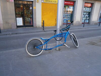 Two wheels winter walking invention photo