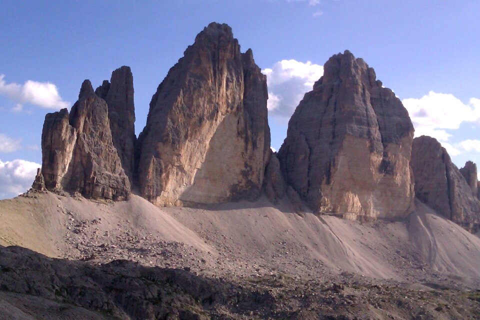 Dolomites 3 peaks mountain