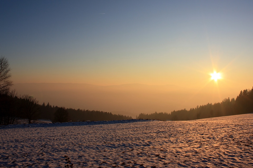 Sunset sun sky