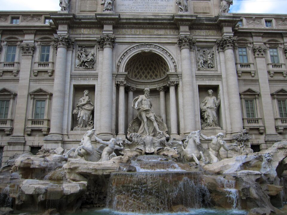 Roman fountain trevi