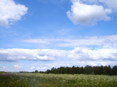 Clouds scenic summer