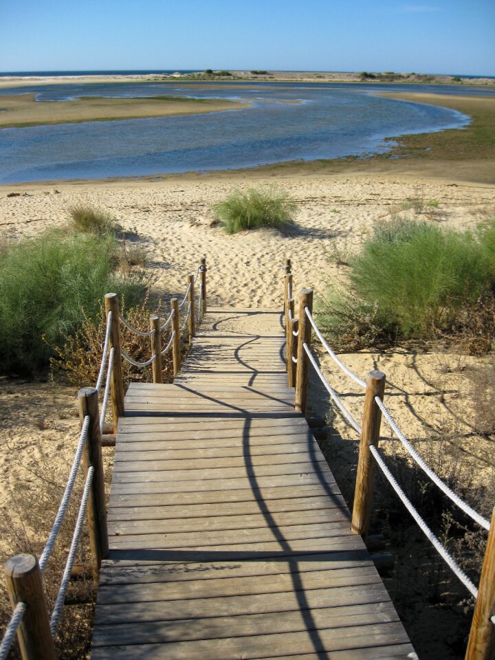 Algarve boardwalk sunny