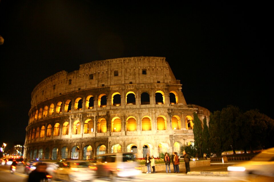 The colosseum roman city