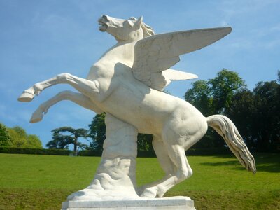 Italian statue unicorn photo
