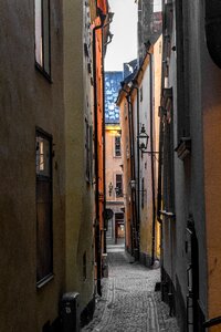 The old town sweden alley photo