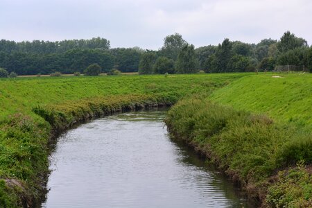 Waterway landscape natural water