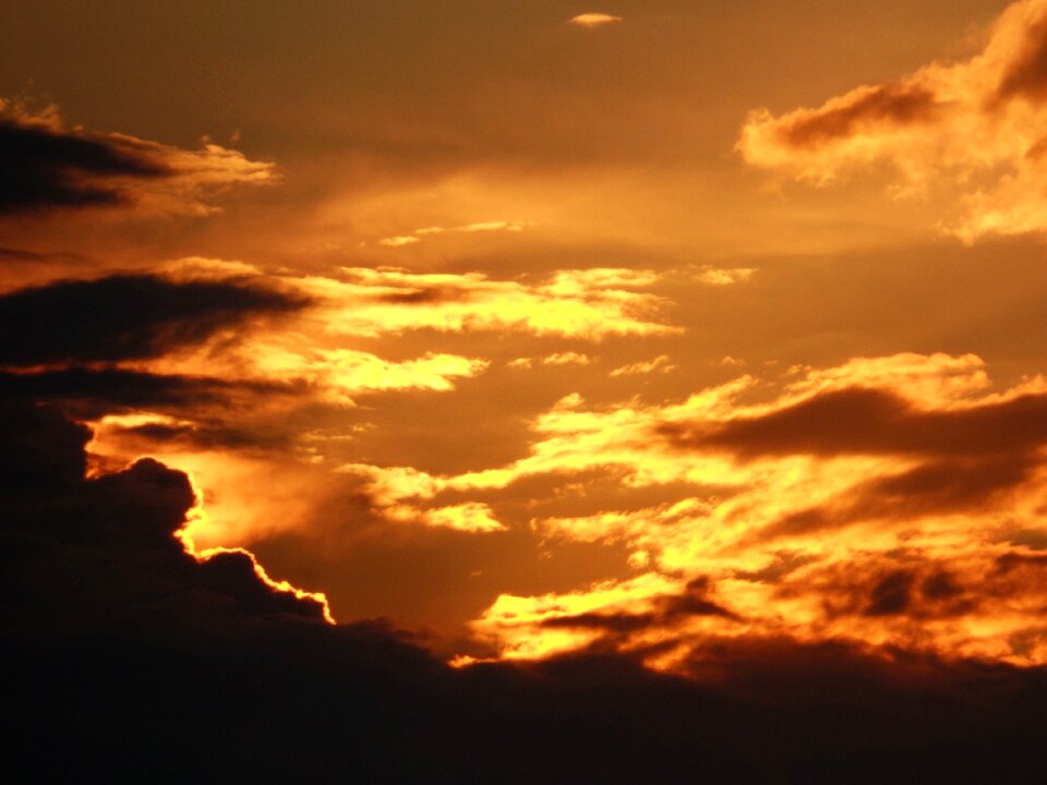 Abendstimmung afterglow dusk