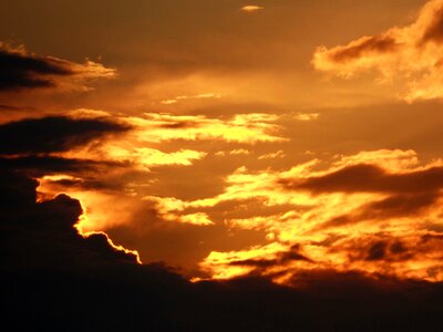 Abendstimmung afterglow dusk