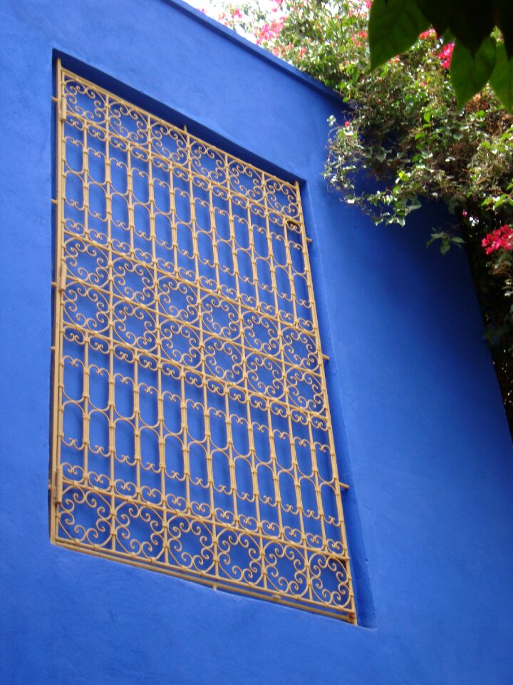 Blue window oriental