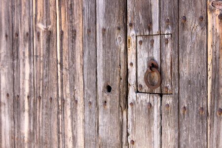 Doorknocker metal handle photo