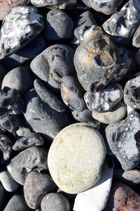 Beach pebble stone photo