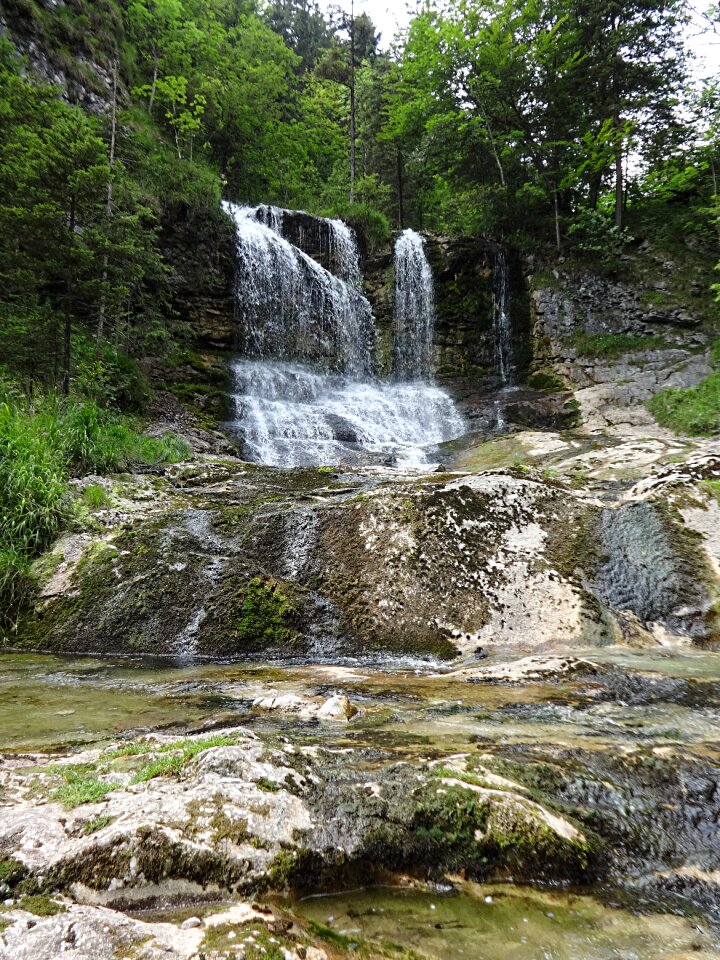Nature torrent mountain stream