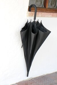 Screen umbrella black