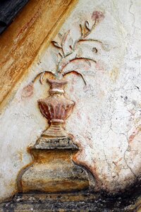 Wall stone flower