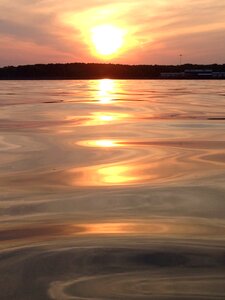 Orange reflection nature