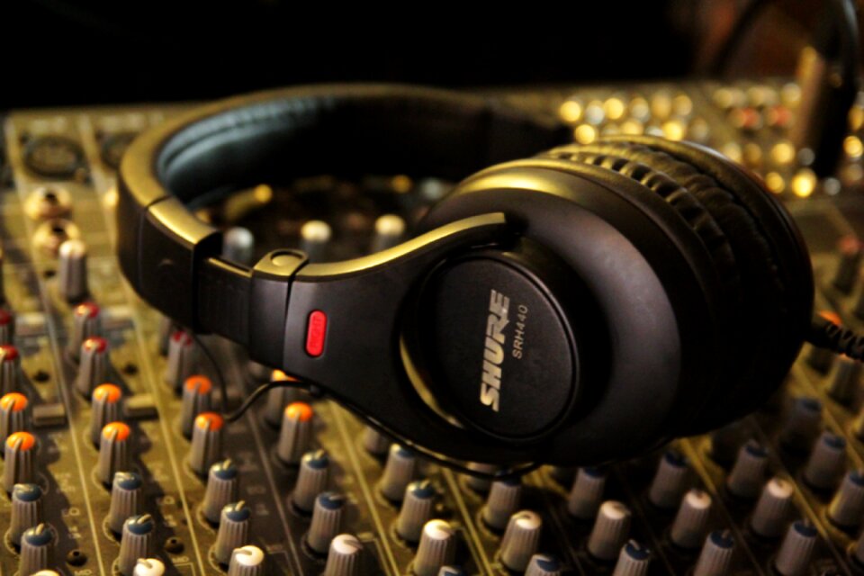 Mixer sound recording electronics
