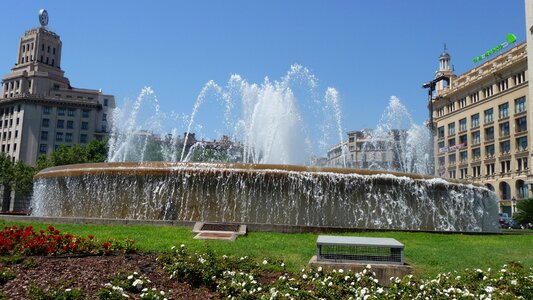 Plaza catalunya catalonia fountain