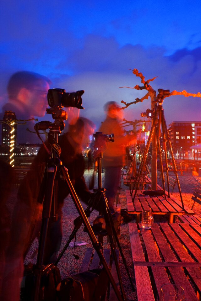 Long exposure photograph photo