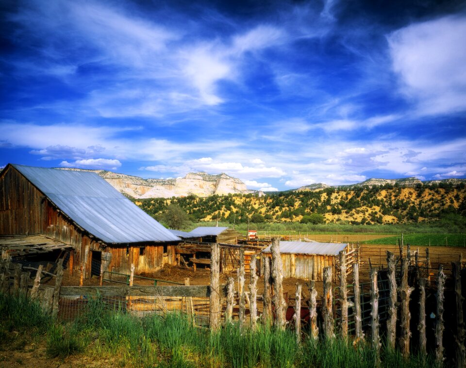 Countryside sky clouds