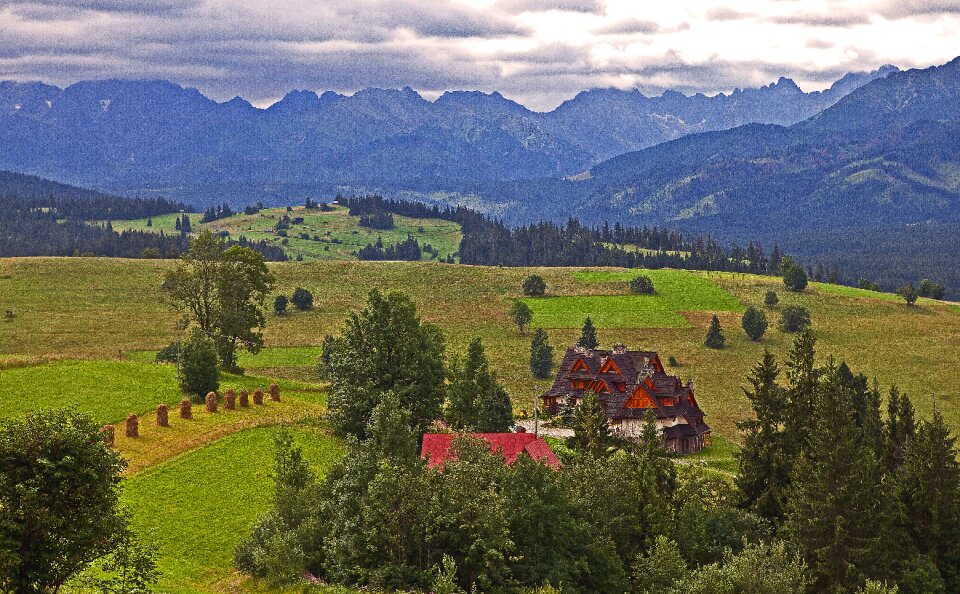 The tatra mountains cloudy day polish