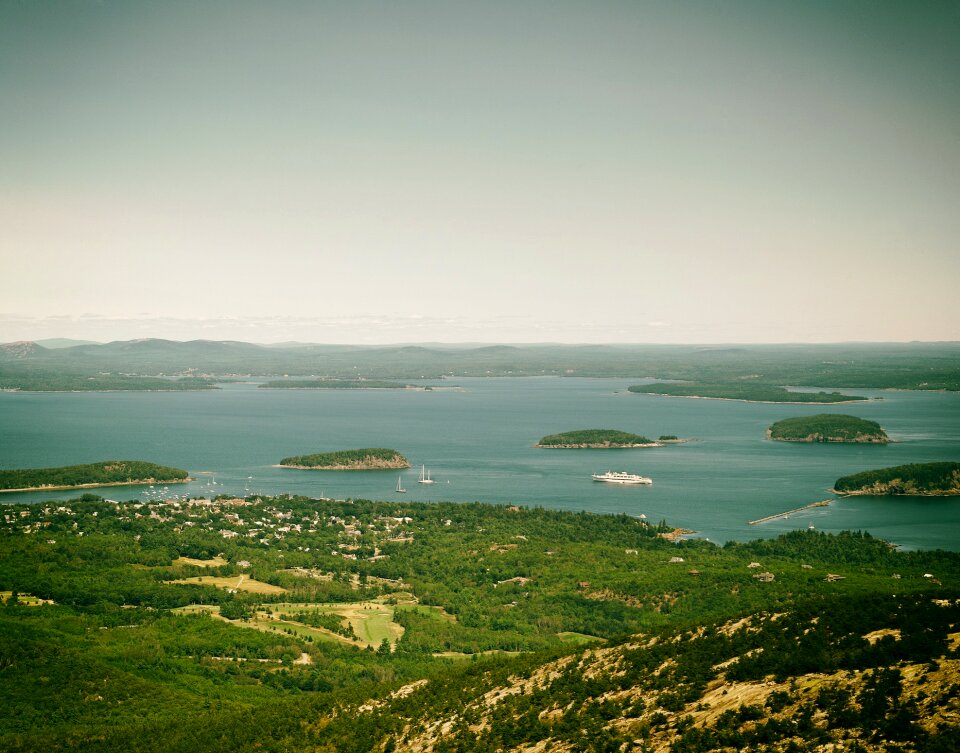 Landscape scenic bay