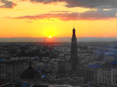 Sunset sun sky