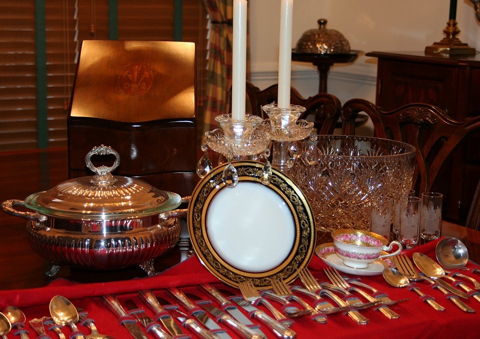 Silverware silver party