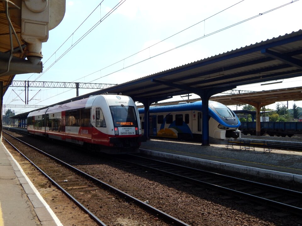 Railway station in saw poland