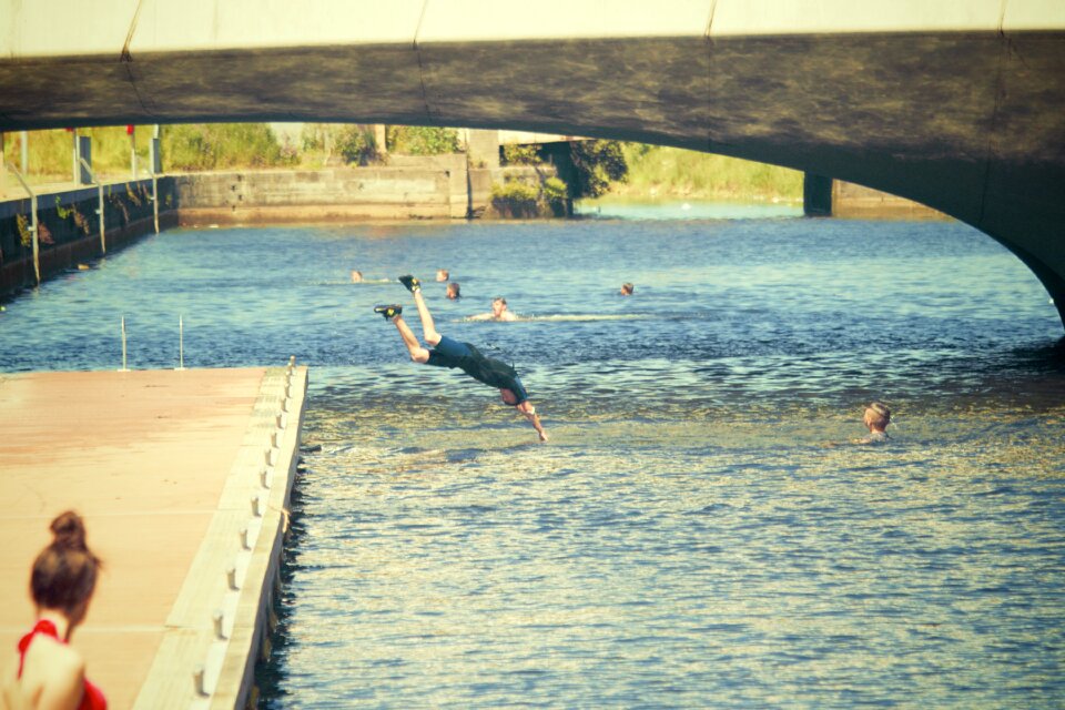 Plunge water vacation