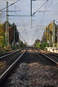 Gravel railway rails römerberg