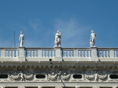 Venice italy statue photo