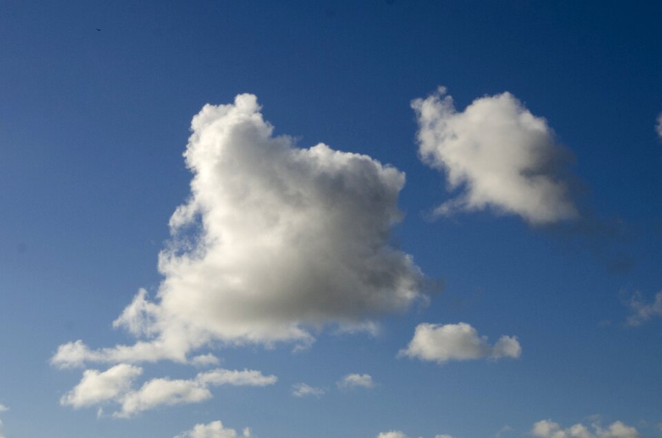 Blue clouds blue sky