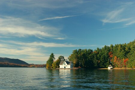 Nature lake alone photo