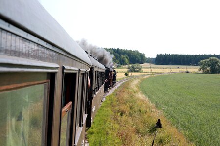 Railway locomotive transportation photo
