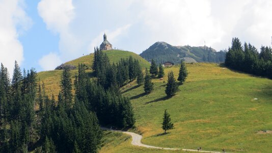 Hiking area mountain alpine