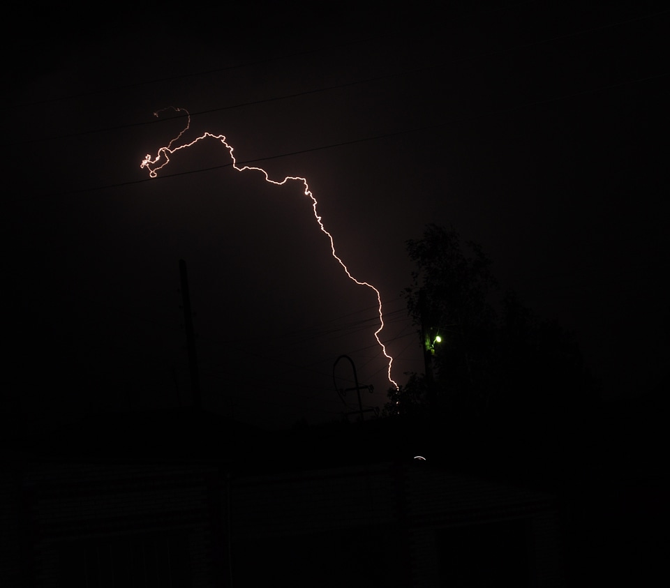 Night electricity weather
